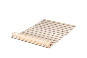 Der perfekte Rollrost ist aus stabilem Echtholz